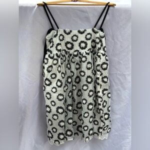 Sister Jane Monochrome Floral Mini Dress‎